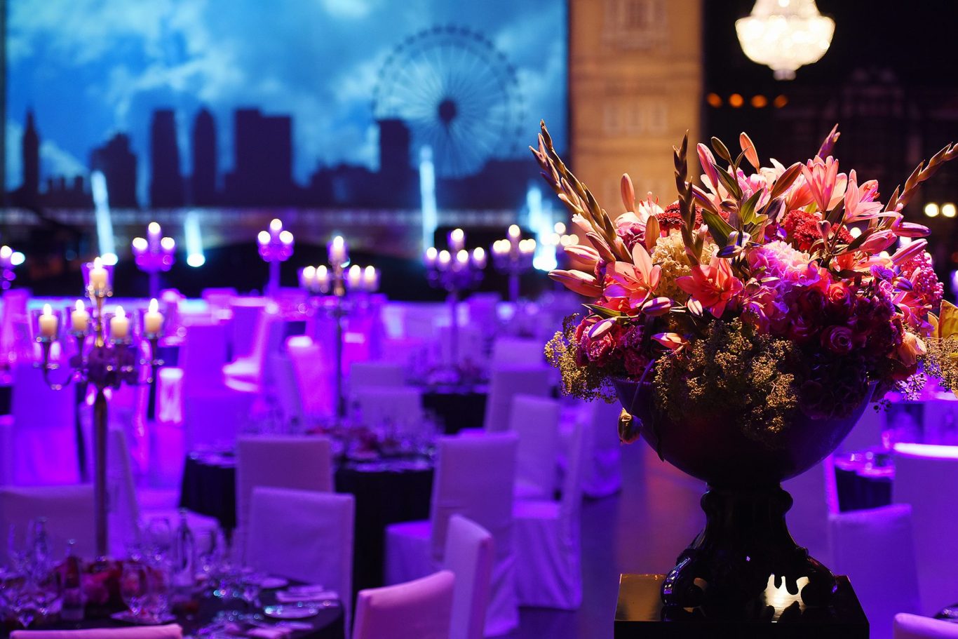 Eventfotografie Münster – Firmenevent mit stimmungsvoller Beleuchtung am Abend